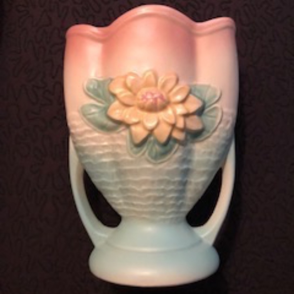 *HOST PICK* Hull Art Mid-Century Lotus Dual Handle Vase